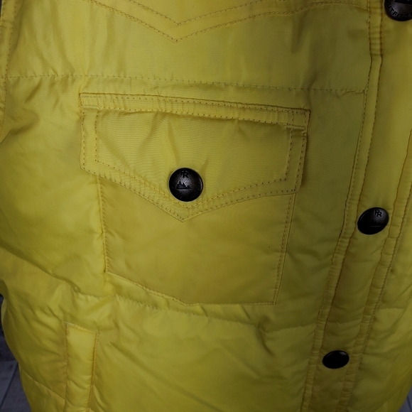 Panhandle Slim Goose Down Puffy Vest Yellow XL Winter Outdoor - Picture 7 of 14